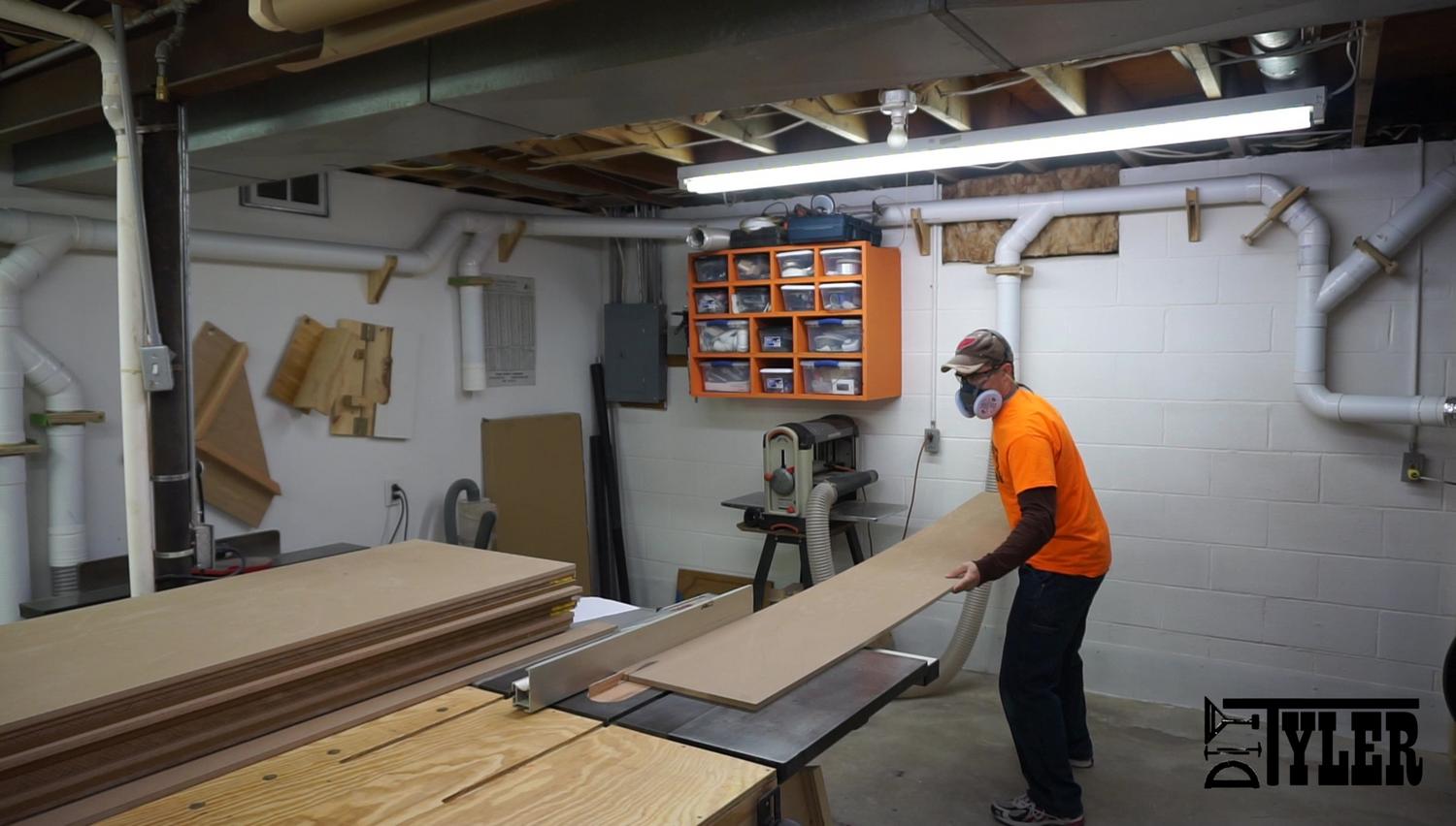 Lots of MDF cutting on the table saw