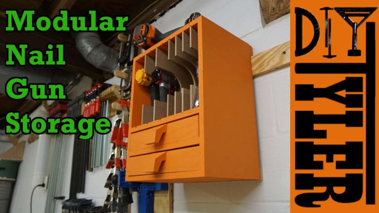 Modular Nail Gun Storage - DIYTyler