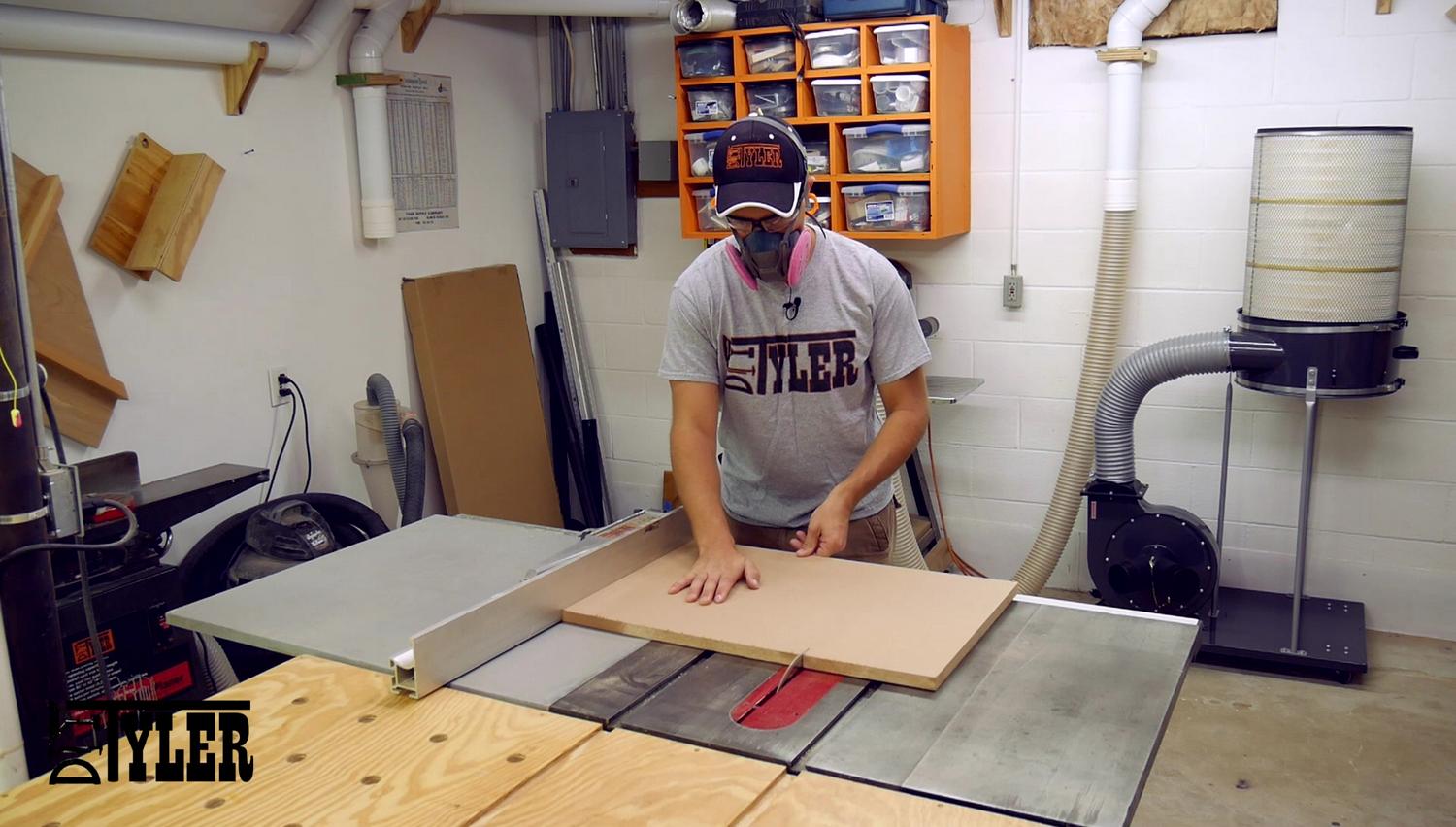 MDf on the table saw