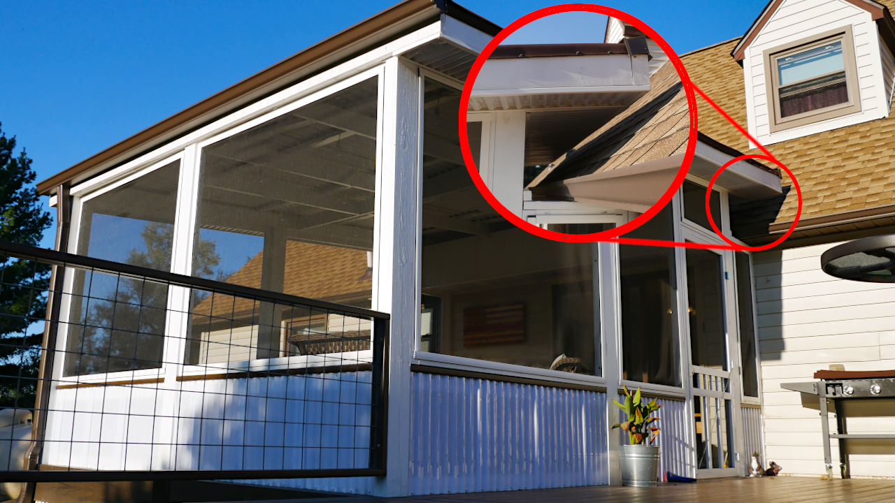 framing porch roof deck