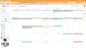 Google calendar with workflow for diy dormer addition project